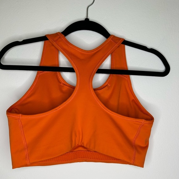 Nike JORDAN Jumpman Sports Bra In Orange/ Blue Lagoon Size Large - Picture 4 of 6